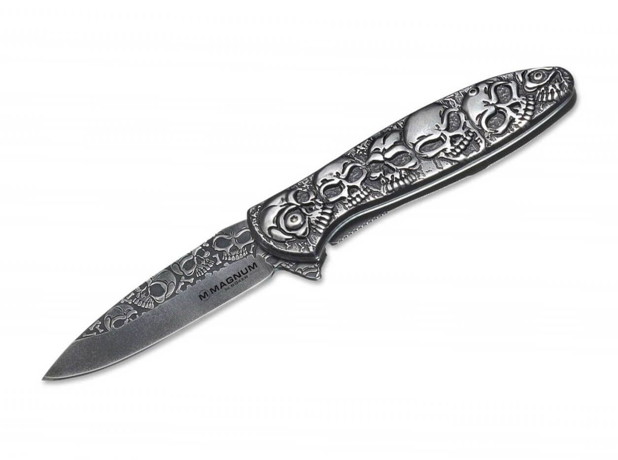 Джобен нож Boker Magnum Dia de los Muertos | JAR Computers Джобен нож Boker Magnum Dia de los Muertos