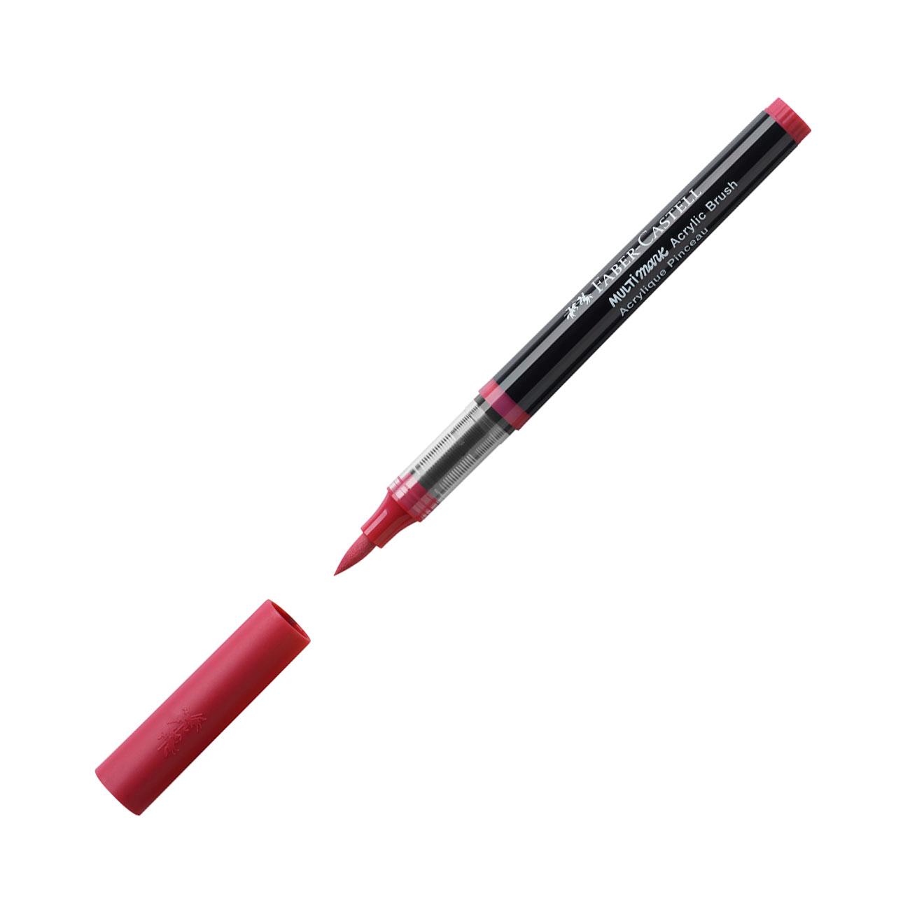Faber-Castell Маркер-четка Multimark, акрилен, бери
