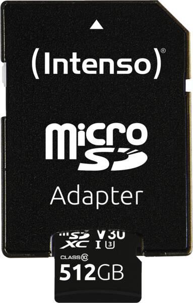 Intenso 3433493 карта памет 512 GB MicroSDXC UHS-I Клас 10