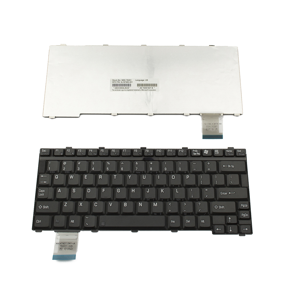 Клавиатура за лаптоп Toshiba Satellite U300 U305 Черна с Кирилица / Black | JAR Computers Клавиатура за лаптоп Toshiba Satellite U300 U305 Черна с Кирилица / Black