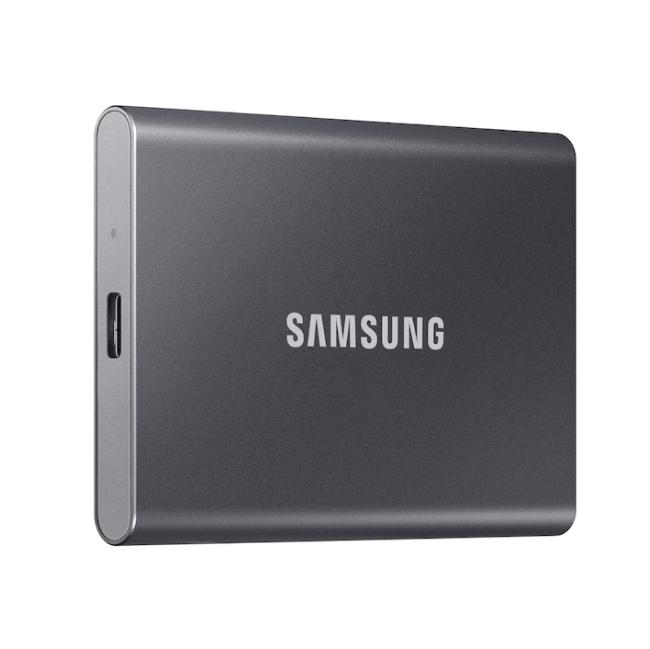 Преносим външен SSD диск 500GB (сив) - Samsung Portable SSD T7 500GB USB 3.2 | JAR Computers Преносим външен SSD диск 500GB (сив) - Samsung Portable SSD T7 500GB USB 3.2