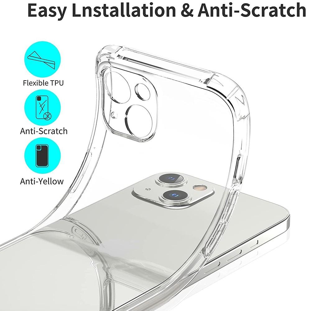 Удароустойчив силиконов (TPU) калъф за iPhone 15 (прозрачен) - Techsuit Shockproof Clear Silicone Case | JAR Computers Удароустойчив силиконов (TPU) калъф за iPhone 15 (прозрачен) - Techsuit Shockproof Clear Silicone Case