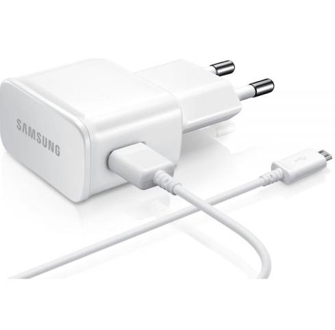 Захранване с USB изход и MicroUSB кабел за Samsung мобилни устройства (бял) - Samsung Travel 2А Charger ETA-U90EWE (bulk) | JAR Computers Захранване с USB изход и MicroUSB кабел за Samsung мобилни устройства (бял) - Samsung Travel 2А Charger ETA-U90EWE (bulk)