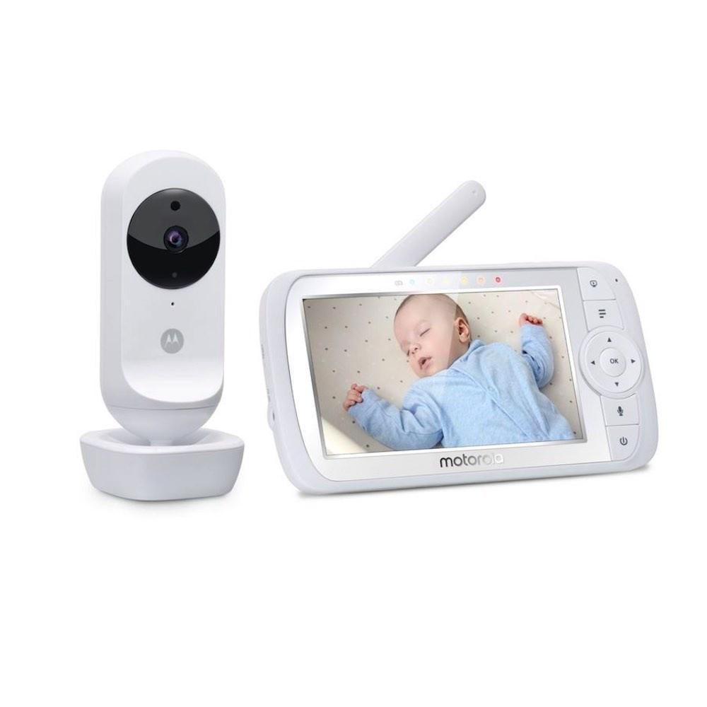 Безжичен бебефон с LCD монитор и управление - Motorola Ease35 Video Baby Monitor (бял) | JAR Computers Безжичен бебефон с LCD монитор и управление - Motorola Ease35 Video Baby Monitor (бял)