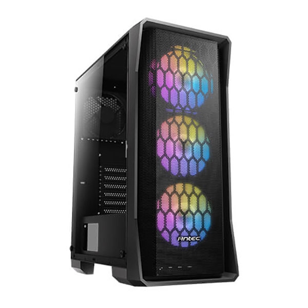 Case Antec ATX Gaming NX360 RGB Temp. Glass, Black