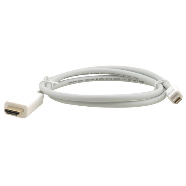 Директен кабел за връзка между MacBook с Mini Displayport и HDMI устройство - eSTUFF Mini DisplayPort to HDMI (1.8 метра) | JAR Computers Директен кабел за връзка между MacBook с Mini Displayport и HDMI устройство - eSTUFF Mini DisplayPort to HDMI (1.8 метра)