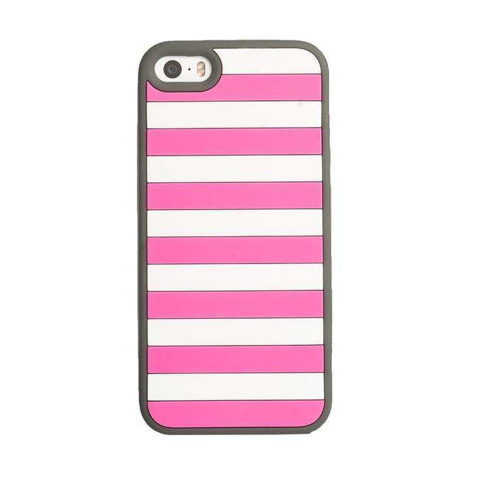 Дизайнерски термополиуретанов калъф за iPhone 6, iPhone 6S - Agent18 StripeVest (розов-бял) | JAR Computers Дизайнерски термополиуретанов калъф за iPhone 6, iPhone 6S - Agent18 StripeVest (розов-бял)
