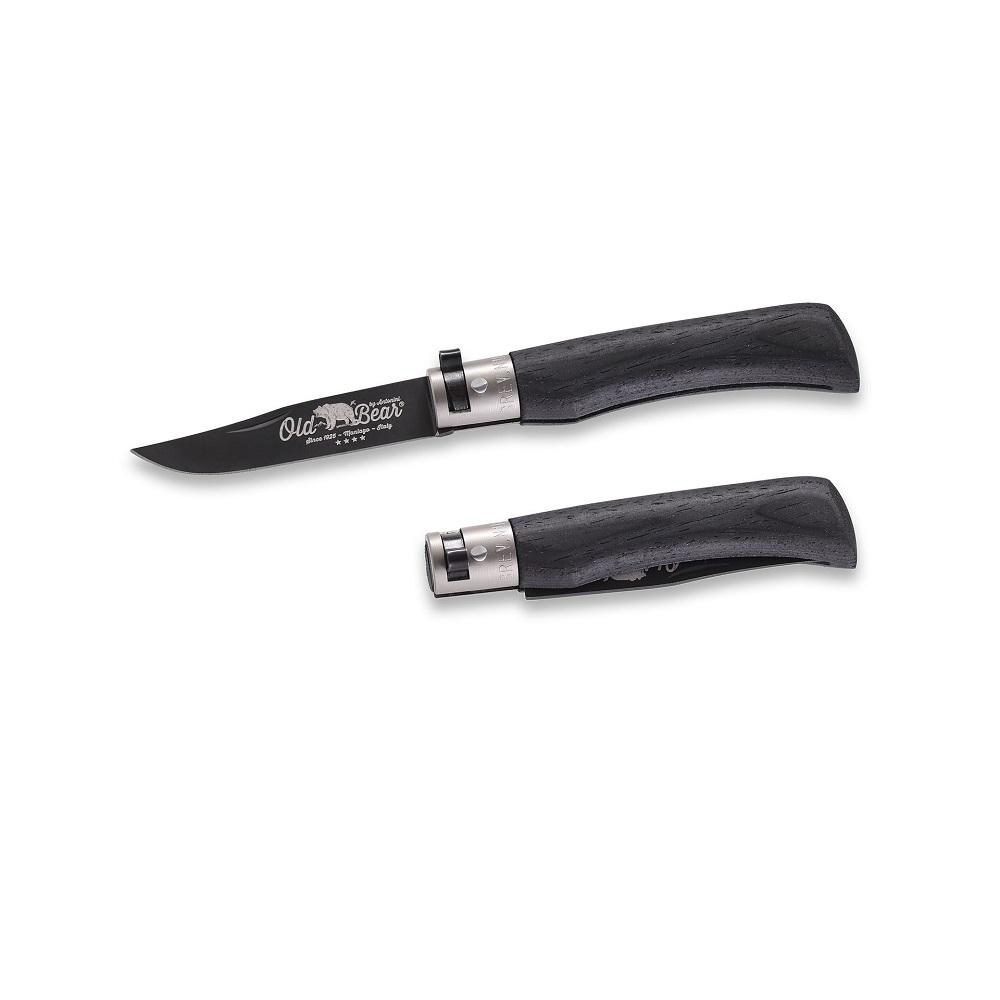 Джобен нож Old Bear Total Black M, никелиран болстер | JAR Computers Джобен нож Old Bear Total Black M, никелиран болстер