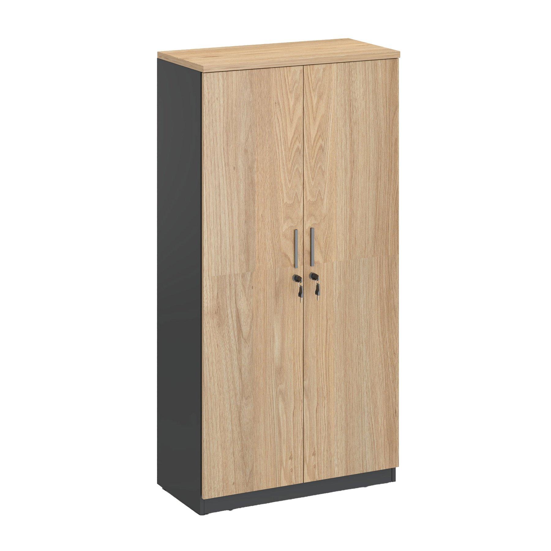 Гардероб RFG Monaco, 800 x 400 x 1600 mm, ПДЧ, бряст и черно | JAR Computers Гардероб RFG Monaco, 800 x 400 x 1600 mm, ПДЧ, бряст и черно
