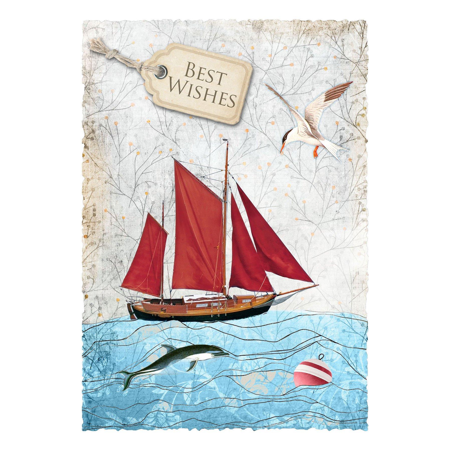 Gespaensterwald Картичка Romantique, Best Wishes, лодка | JAR Computers Gespaensterwald Картичка Romantique, Best Wishes, лодка