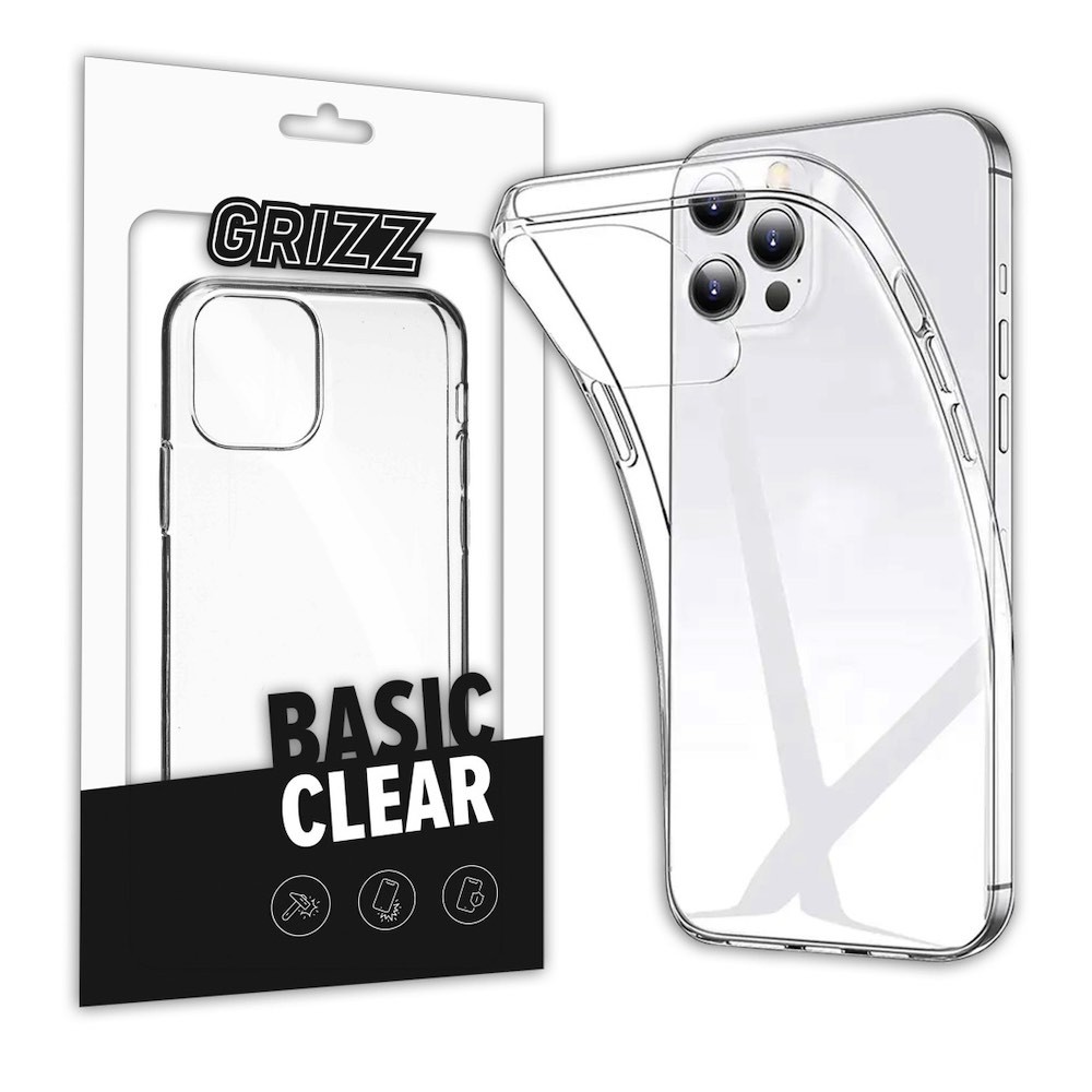 GrizzGlass BasicClear TPU Case - силиконов (TPU) калъф за iPhone 12 Pro Max (прозрачен) 
