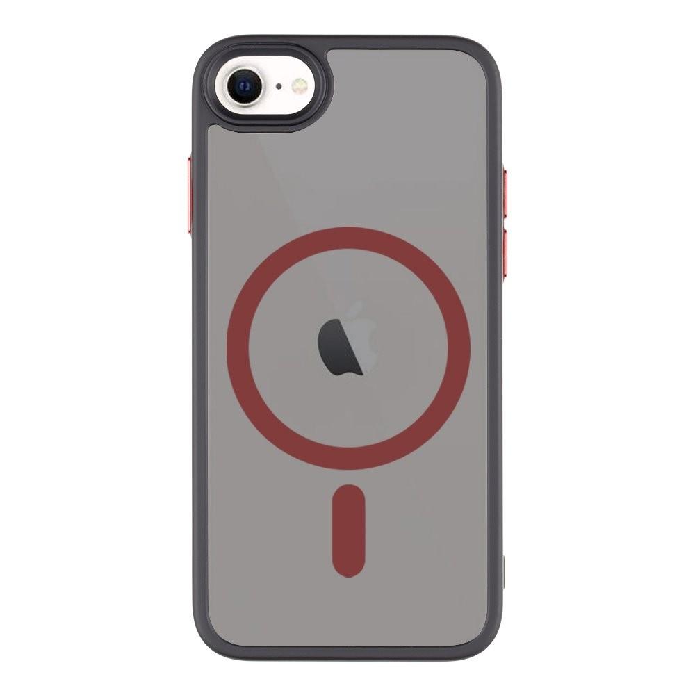 Хибриден удароустойчив кейс с MagSafe за iPhone SE (2022), iPhone SE (2020), iPhone 8, iPhone 7 - Tactical MagForce Hyperstealth 2.0 Cover (черен-червен) | JAR Computers Хибриден удароустойчив кейс с MagSafe за iPhone SE (2022), iPhone SE (2020), iPhone 8, iPhone 7 - Tactical MagForce Hyperstealth 2.0 Cover (черен-червен)