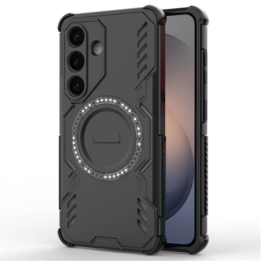 Хибриден удароустойчив кейс с MagSafe за Samsung Galaxy S26 - Techsuit ArmorMag Case (черен) | JAR Computers Хибриден удароустойчив кейс с MagSafe за Samsung Galaxy S26 - Techsuit ArmorMag Case (черен)