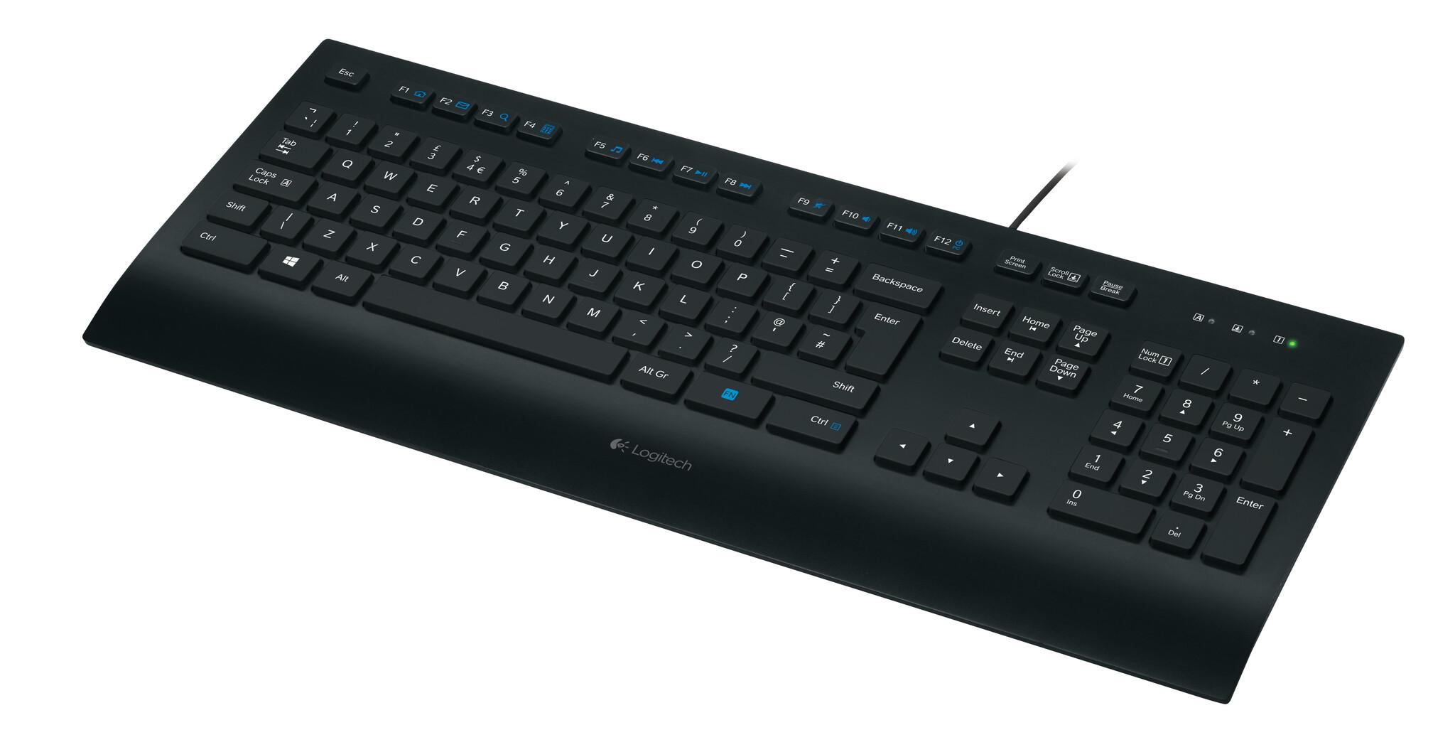 Logitech K280e for Business клавиатура Офис USB QWERTZ Немски Черен