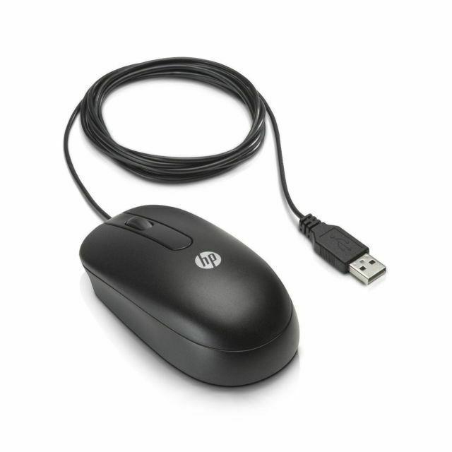 Мишка HP Optical Scroll mouse, USB, black, OEM, QY777AA