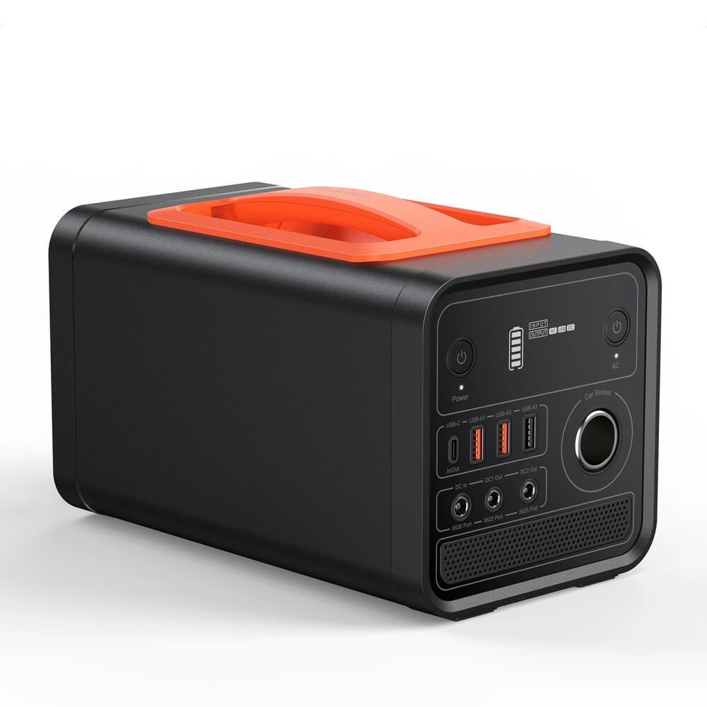 Мощна външна батерия с AC (220V за ел. мрежа), USB-C 60W, 3 x USB-A изходи и 120W гнездо за кола - Choetech Portable Power Station 300W (черен) | JAR Computers Мощна външна батерия с AC (220V за ел. мрежа), USB-C 60W, 3 x USB-A изходи и 120W гнездо за кола - Choetech Portable Power Station 300W (черен)