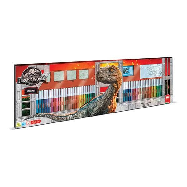 Multiprint Комплект за рисуване Jurassic, с 60 флумастера | JAR Computers Multiprint Комплект за рисуване Jurassic, с 60 флумастера