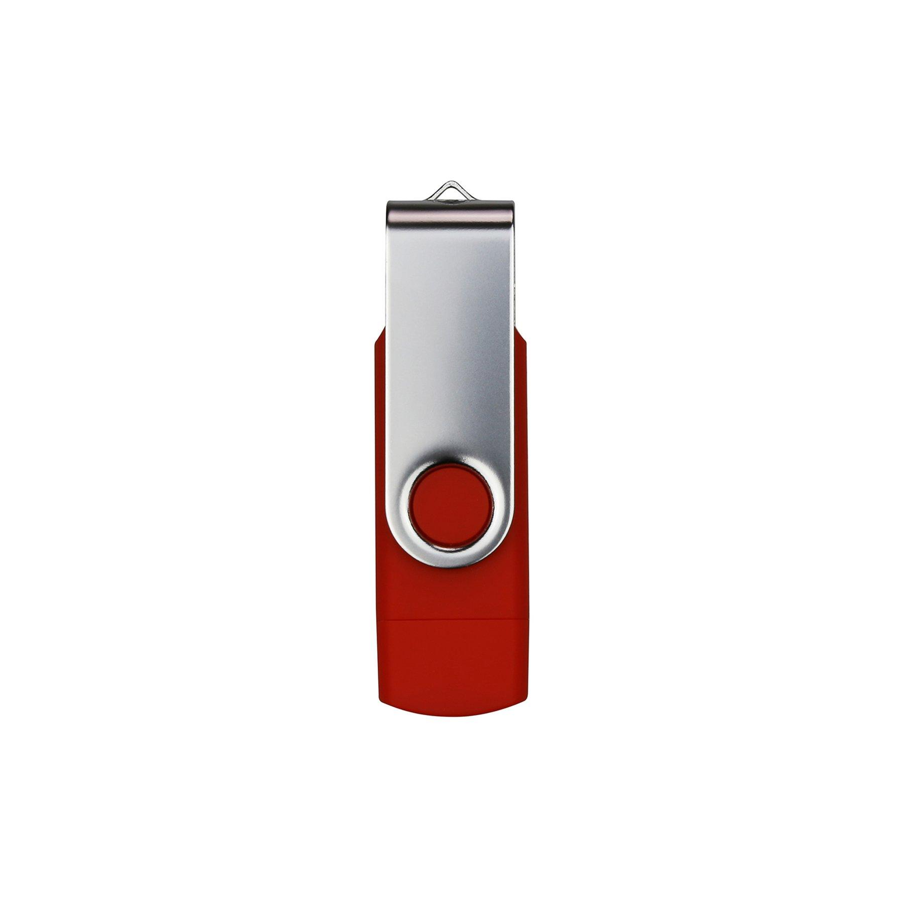 Office 1 USB флаш памет Swivel, USB 3.0, 16 GB, Type-C OTG, червена | JAR Computers Office 1 USB флаш памет Swivel, USB 3.0, 16 GB, Type-C OTG, червена