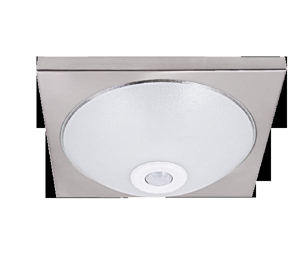 ПЛАФОНИЕРА СЪС СЕНЗОР 2XE27 300/300MM MATИРАН ХРОМ | JAR Computers ПЛАФОНИЕРА СЪС СЕНЗОР 2XE27 300/300MM MATИРАН ХРОМ