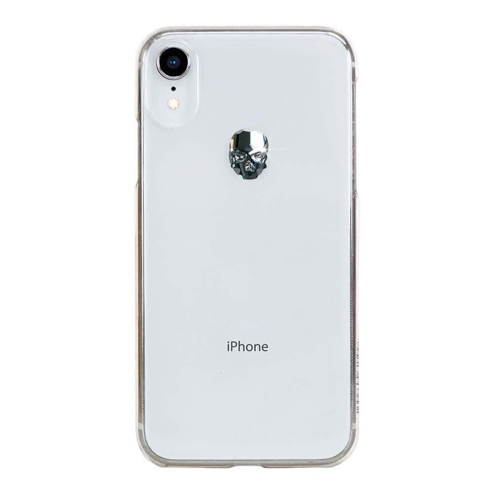 Поликарбонатов кейс с кристали Сваровски за iPhone XR - Bling My Thing Treasure Silver Skull Swarovski (прозрачен) | JAR Computers Поликарбонатов кейс с кристали Сваровски за iPhone XR - Bling My Thing Treasure Silver Skull Swarovski (прозрачен)