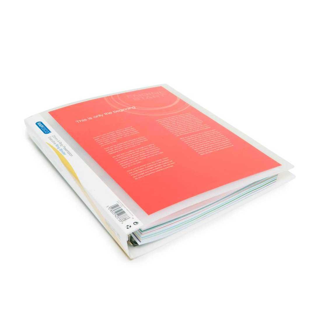 Rapesco Папка, А4, PP, с 4 O-образни ринга, 25 mm, бяла | JAR Computers Rapesco Папка, А4, PP, с 4 O-образни ринга, 25 mm, бяла