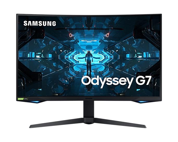 Samsung Odyssey G7 компютърен монитор 81,3 см (32") 2560 x 1440 пиксела Quad HD QLED Черен | JAR Computers Samsung Odyssey G7 компютърен монитор 81,3 см (32") 2560 x 1440 пиксела Quad HD QLED Черен
