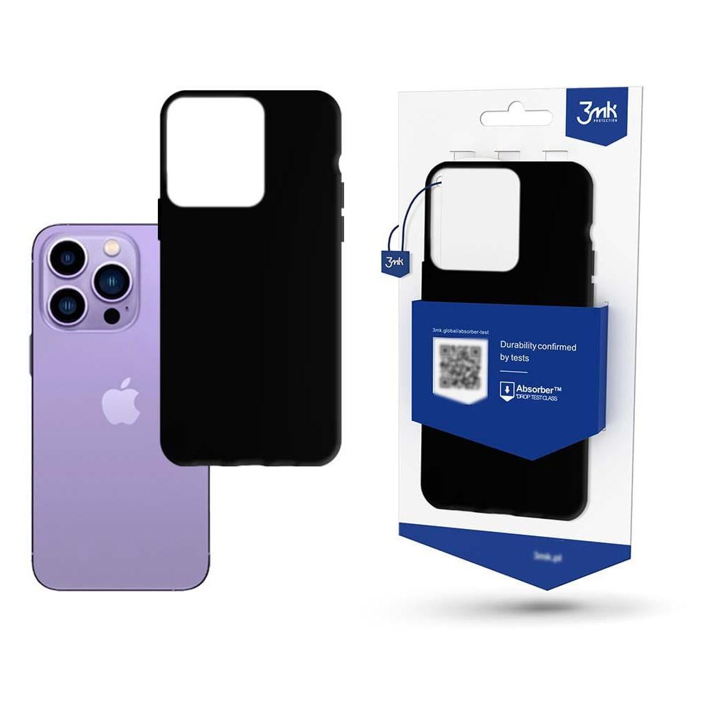 Силиконов (TPU) калъф за iPhone 14 Pro - 3MK Matt Case (черен) | JAR Computers Силиконов (TPU) калъф за iPhone 14 Pro - 3MK Matt Case (черен)