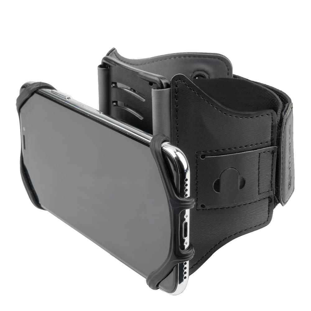 Спортен калъф за ръка за iPhone и смартфони до 7 инча - 4smarts Universal Sports Band ATHLETE PRO for the Upper Arm (черен) | JAR Computers Спортен калъф за ръка за iPhone и смартфони до 7 инча - 4smarts Universal Sports Band ATHLETE PRO for the Upper Arm (черен)