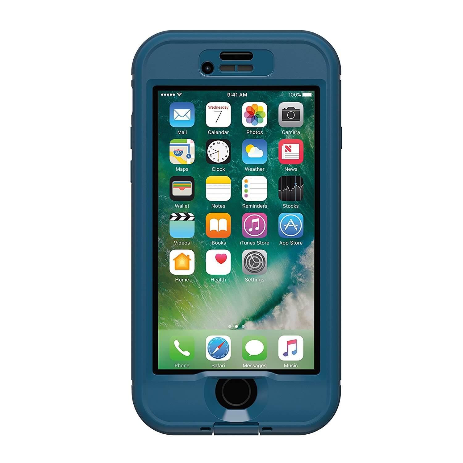 Удароустойчив и водоустойчив кейс за iPhone 8, iPhone 7 - LifeProof Nuud Touch ID (син) | JAR Computers Удароустойчив и водоустойчив кейс за iPhone 8, iPhone 7 - LifeProof Nuud Touch ID (син)