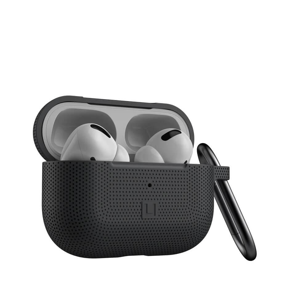 Удароустойчив силиконов калъф с карабинер за Apple Airpods Pro - Urban Armor Gear Soft Touch U Silicone Case (черен) | JAR Computers Удароустойчив силиконов калъф с карабинер за Apple Airpods Pro - Urban Armor Gear Soft Touch U Silicone Case (черен)