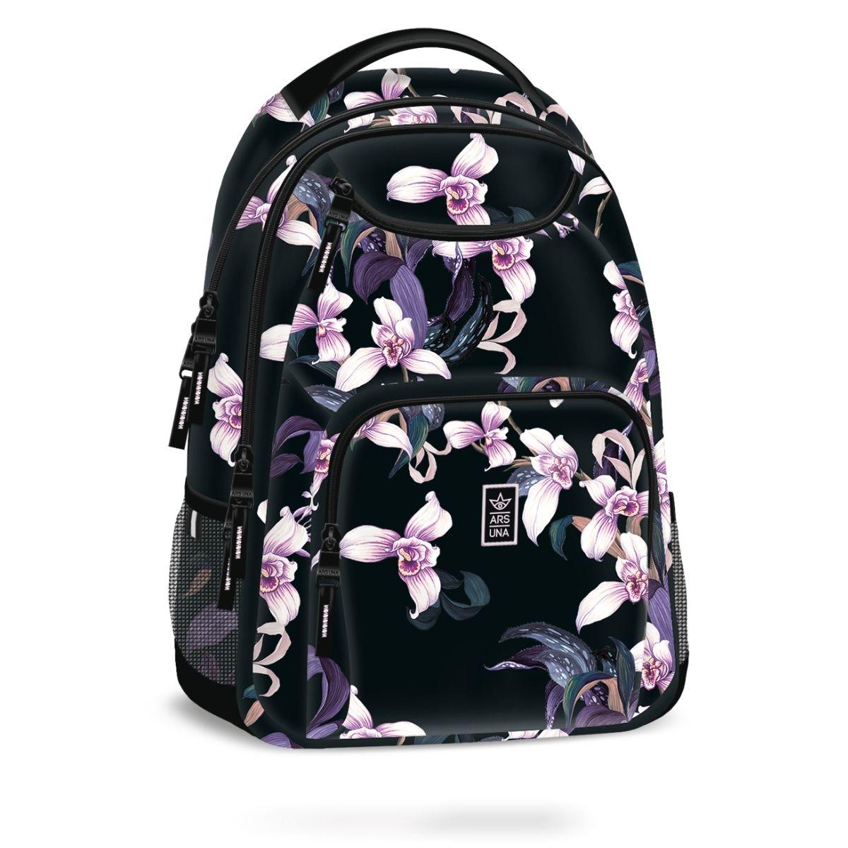 Ученическа раница AU-6 Botanic Orchid Ars Una | JAR Computers Ученическа раница AU-6 Botanic Orchid Ars Una