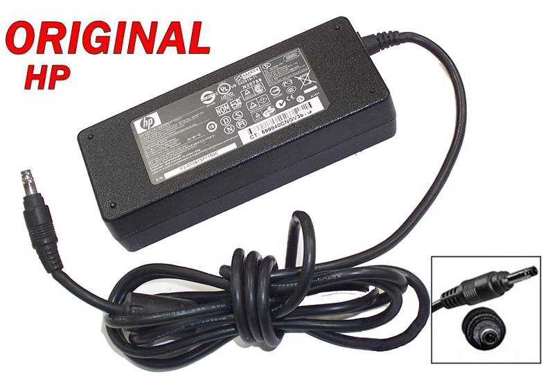 Адаптер за лаптоп ОРИГИНАЛЕН (Зарядно за лаптоп) HP 19V 4.74A (18.5V 4.9A) 90W 4.8x1.7mm bullet ремаркетиран | JAR Computers Адаптер за лаптоп ОРИГИНАЛЕН (Зарядно за лаптоп) HP 19V 4.74A (18.5V 4.9A) 90W 4.8x1.7mm bullet ремаркетиран