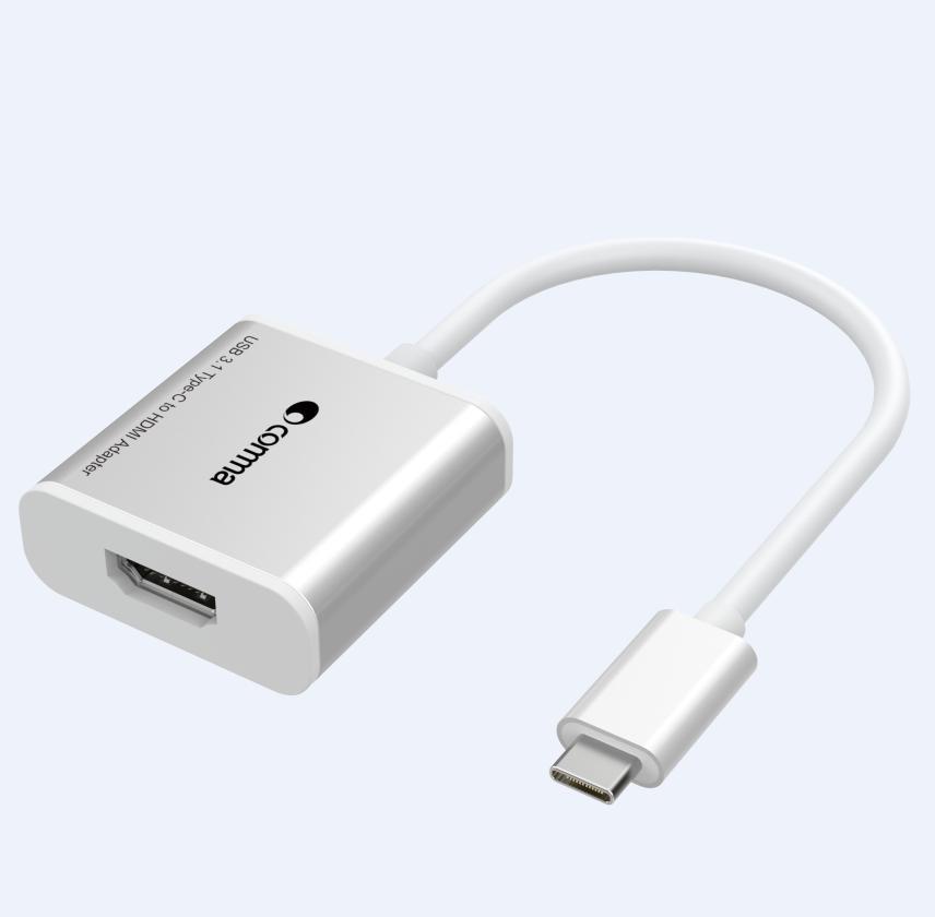 Адаптер за свързване от USB-C към HDMI - Comma iRonclad 4K USB-C to HDMI Adapter | JAR Computers Адаптер за свързване от USB-C към HDMI - Comma iRonclad 4K USB-C to HDMI Adapter