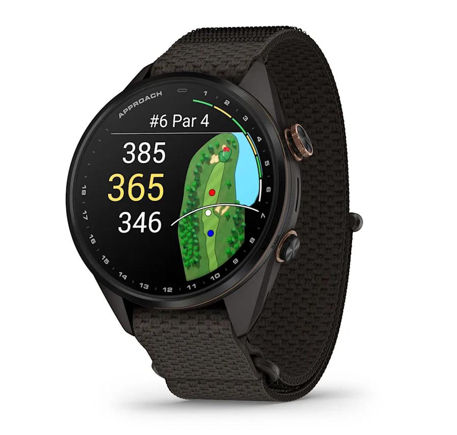 Approach® S72 - 43 мм - Carbon Gray/Heritage Bronze DLC Titanium Bezel с Pebble Grey ComfortFit Fabric каишка | JAR Computers Approach® S72 - 43 мм - Carbon Gray/Heritage Bronze DLC Titanium Bezel с Pebble Grey ComfortFit Fabric каишка