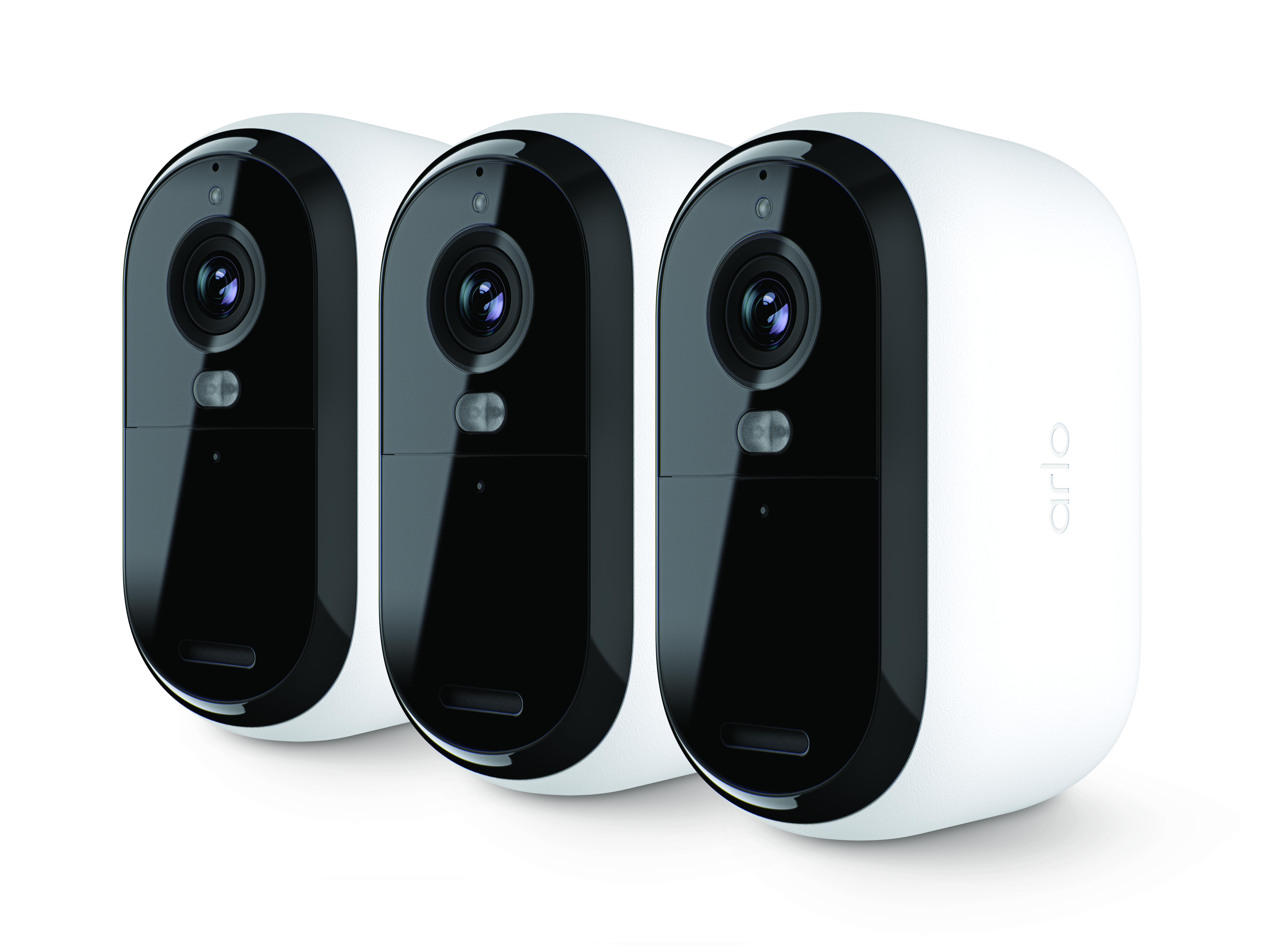 Arlo Essential (Gen.2) 2K Outdoor Security Camera - 3 Camera Kit - White | JAR Computers Arlo Essential (Gen.2) 2K Outdoor Security Camera - 3 Camera Kit - White