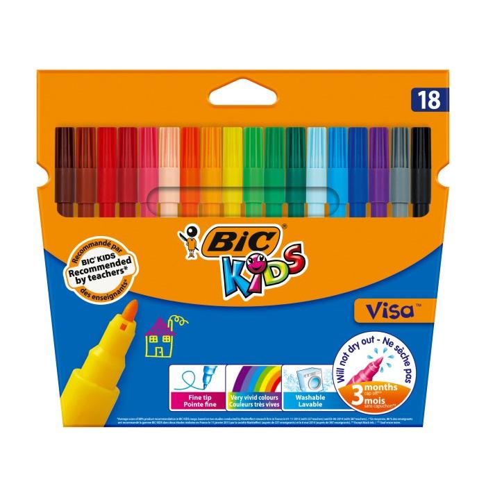 Флумастери BIC KIDS Visa, | JAR Computers Флумастери BIC KIDS Visa,