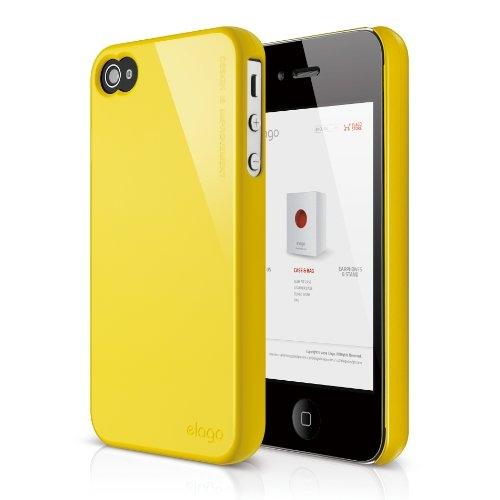 Кейс и покритие за iPhone 4/4S - Elago S4 Slim Fit 2 Case + HD Clear film (жълт) | JAR Computers Кейс и покритие за iPhone 4/4S - Elago S4 Slim Fit 2 Case + HD Clear film (жълт)