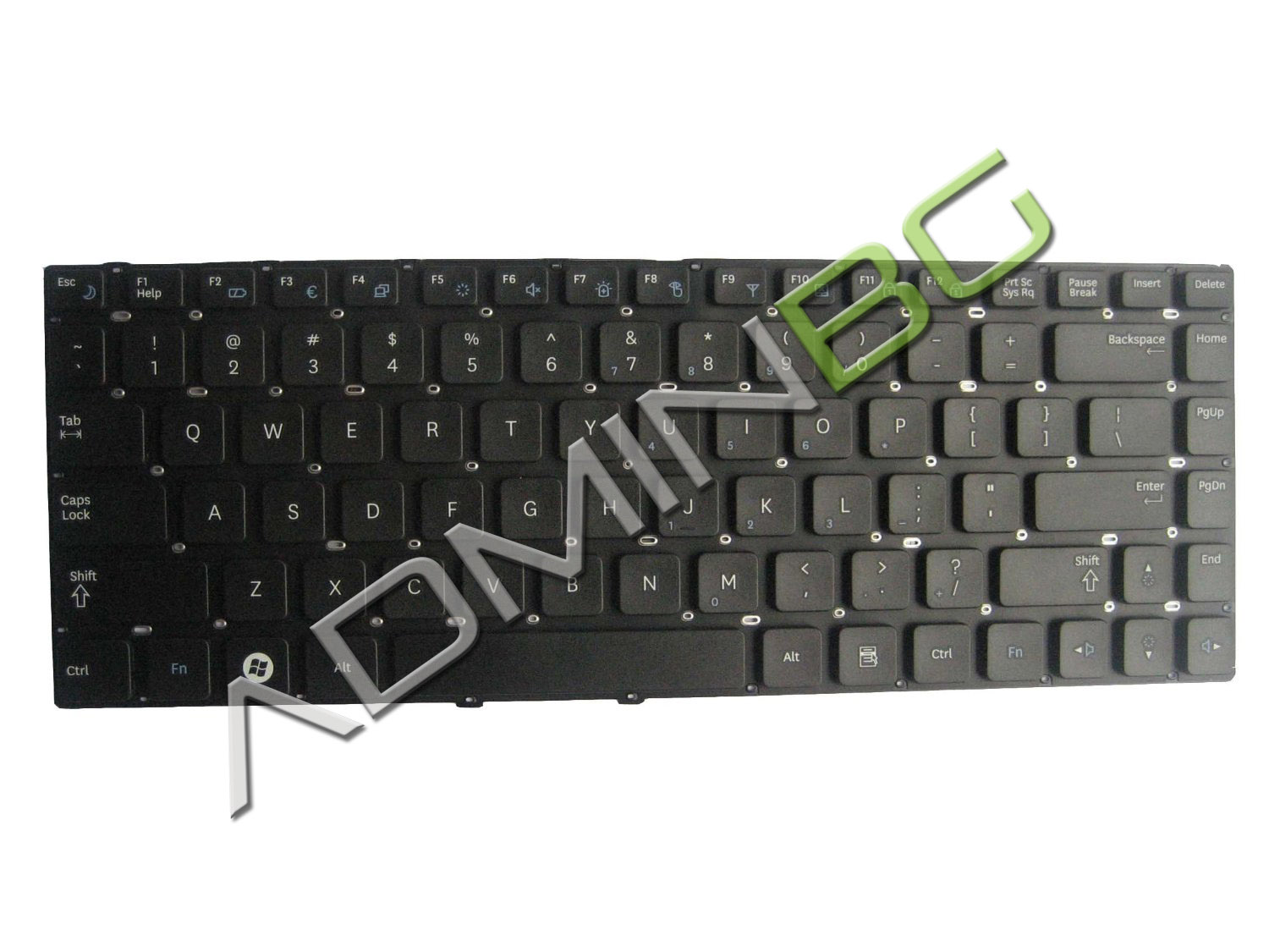 Клавиатура за лаптоп Samsung Q430 QX410 SF410 Series Черна Без Рамка UK С Кирилица | JAR Computers Клавиатура за лаптоп Samsung Q430 QX410 SF410 Series Черна Без Рамка UK С Кирилица