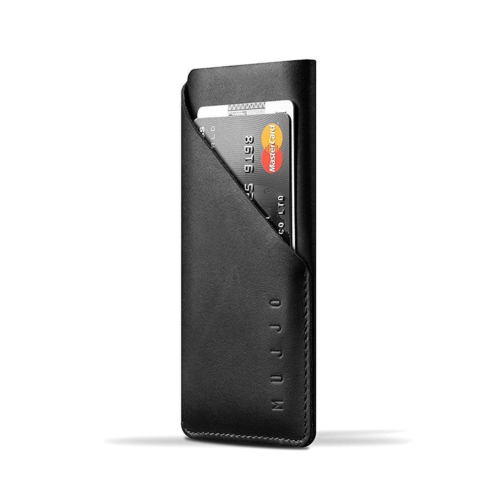 Кожен (естествена кожа) калъф с джоб за кредитна карта за iPhone SE (2022), iPhone SE (2020), iPhone 8, iPhone 7 - Mujjo Leather Wallet Sleeve (черен) | JAR Computers Кожен (естествена кожа) калъф с джоб за кредитна карта за iPhone SE (2022), iPhone SE (2020), iPhone 8, iPhone 7 - Mujjo Leather Wallet Sleeve (черен)