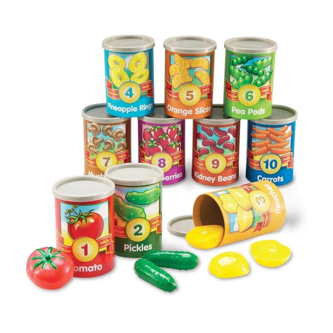 Learning Resources Консерви за броене, от 1 до 10 | JAR Computers Learning Resources Консерви за броене, от 1 до 10