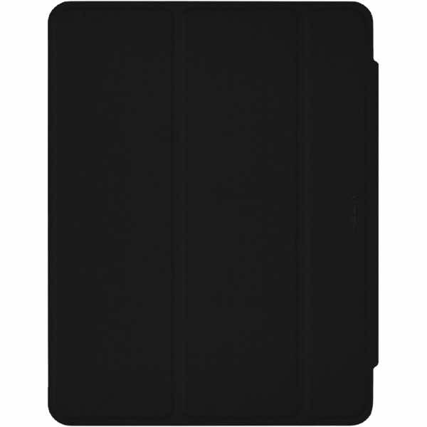 Macally Stand Case - полиуретанов калъф с поставка за iPad 9 (2021), iPad 8 (2020), iPad 7 (2019) (черен)