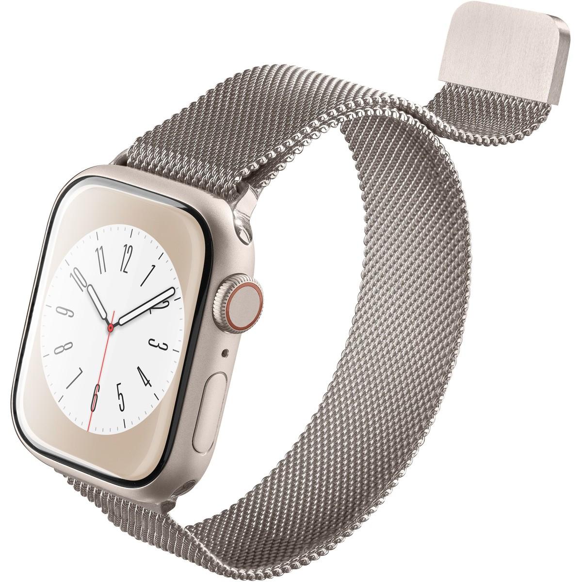 Метална каишка за Apple Watch 38/40/41/42 (серия 10/11)   шампанско