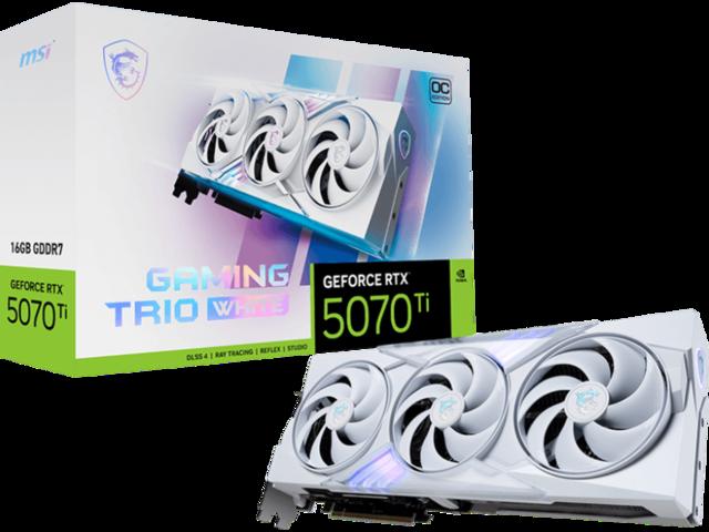 MSI GeForce RTX 5070 Ti 16G GAMING TRIO OC White