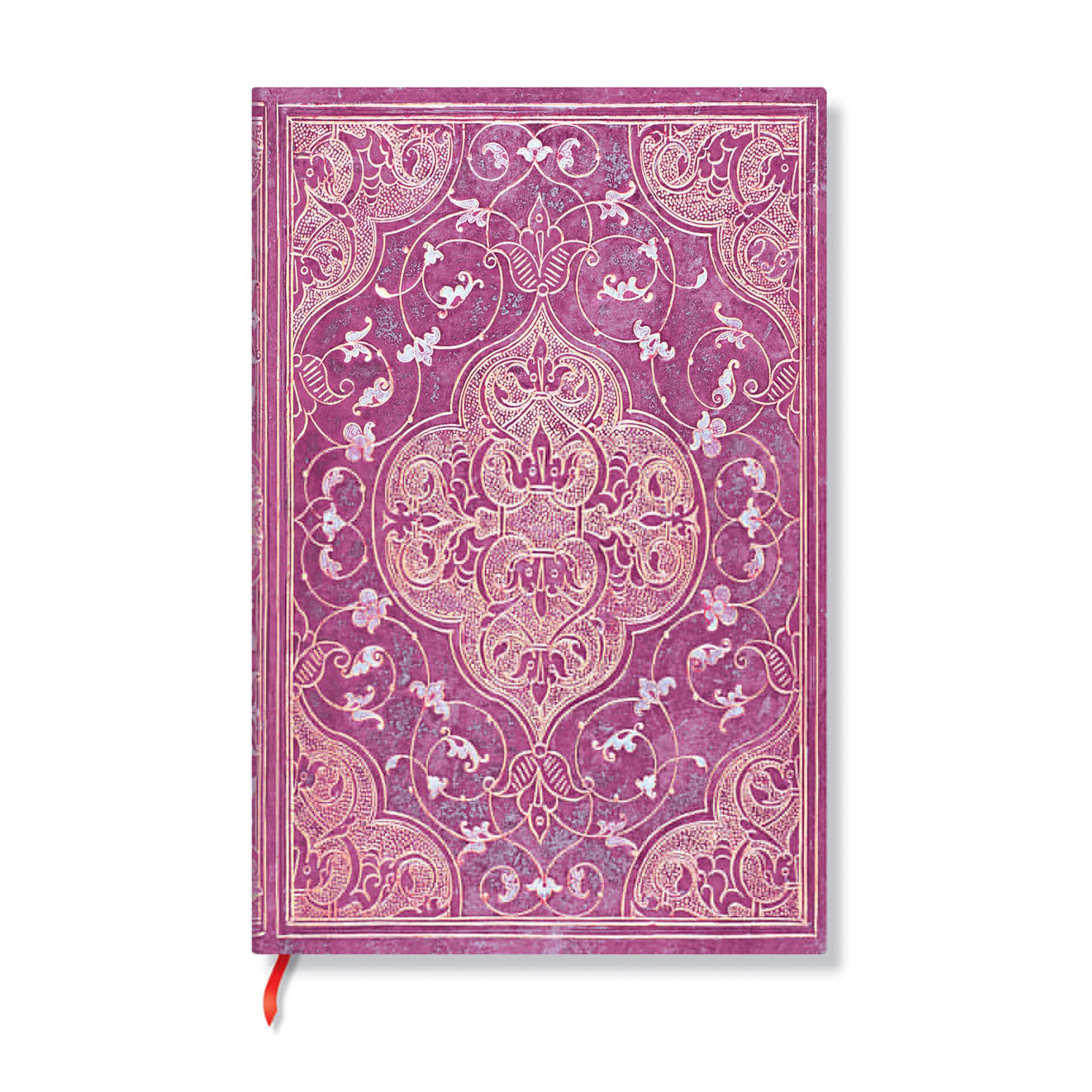 Paperblanks Тефтер Rose Chronicles, Mini, широки редове, мека корица, 104 листа