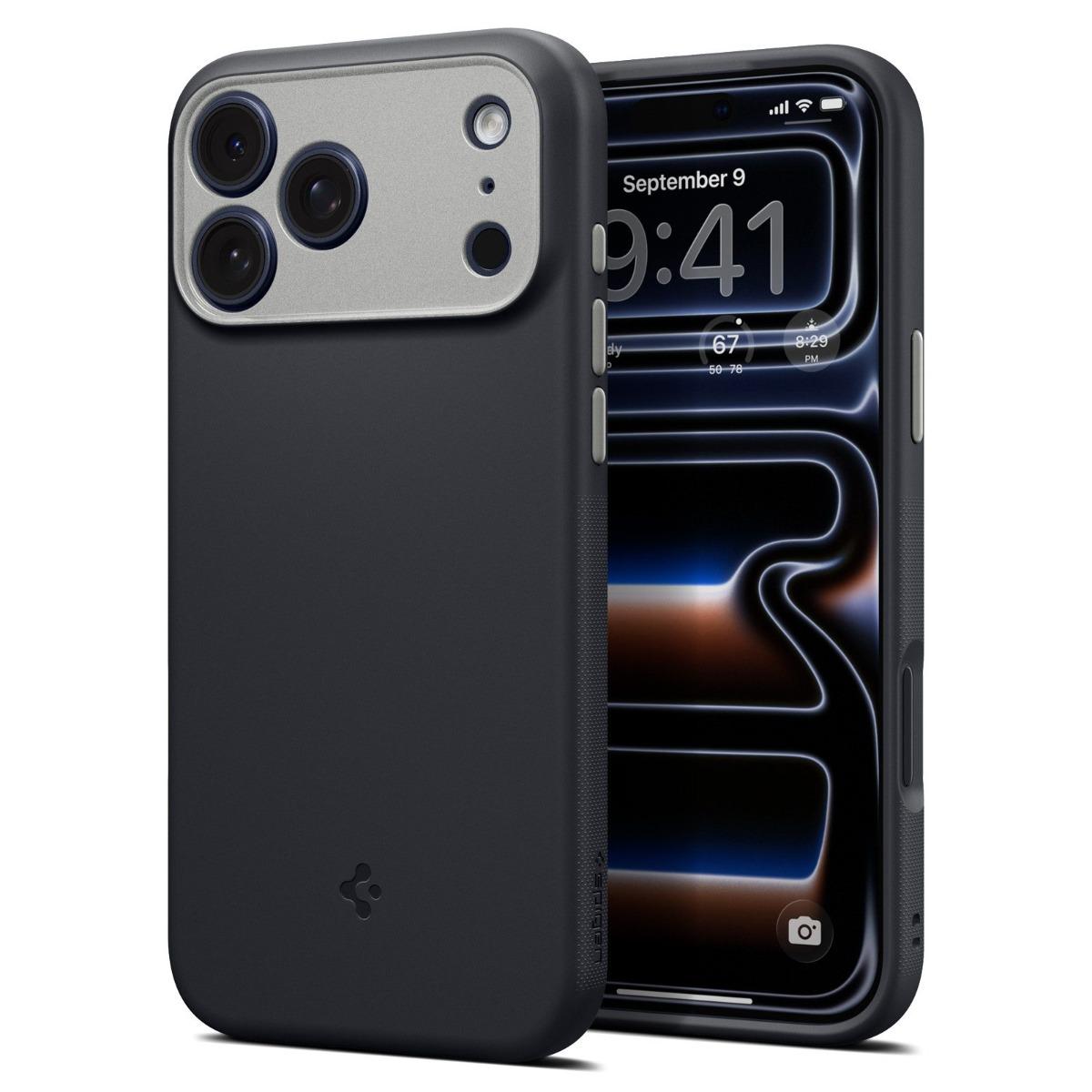Силиконов (TPU) калъф с висока степен на защита с MagSafe за iPhone 18 Pro Max, iPhone 17 Pro Max - Spigen Nano Pop MagSafe Case (черен) | JAR Computers Силиконов (TPU) калъф с висока степен на защита с MagSafe за iPhone 18 Pro Max, iPhone 17 Pro Max - Spigen Nano Pop MagSafe Case (черен)