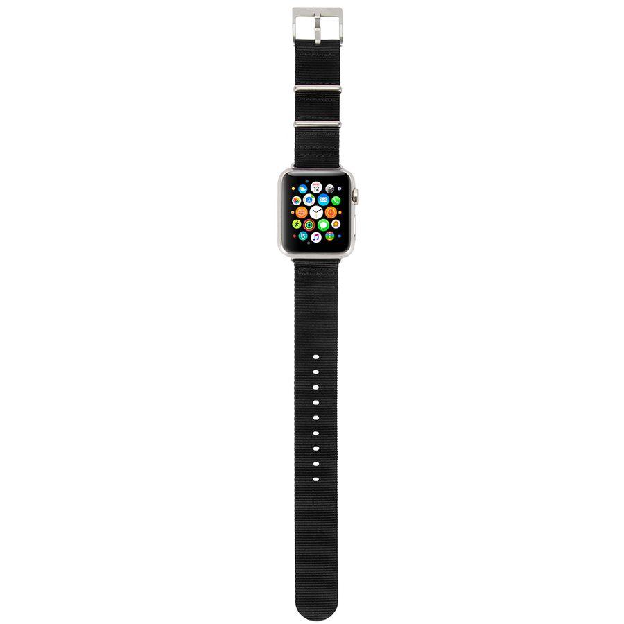 Текстилна каишка за Apple Watch 38мм, 40мм, 41мм, 42мм (2024) - Incase Nylon Nato Band (черен) | JAR Computers Текстилна каишка за Apple Watch 38мм, 40мм, 41мм, 42мм (2024) - Incase Nylon Nato Band (черен)