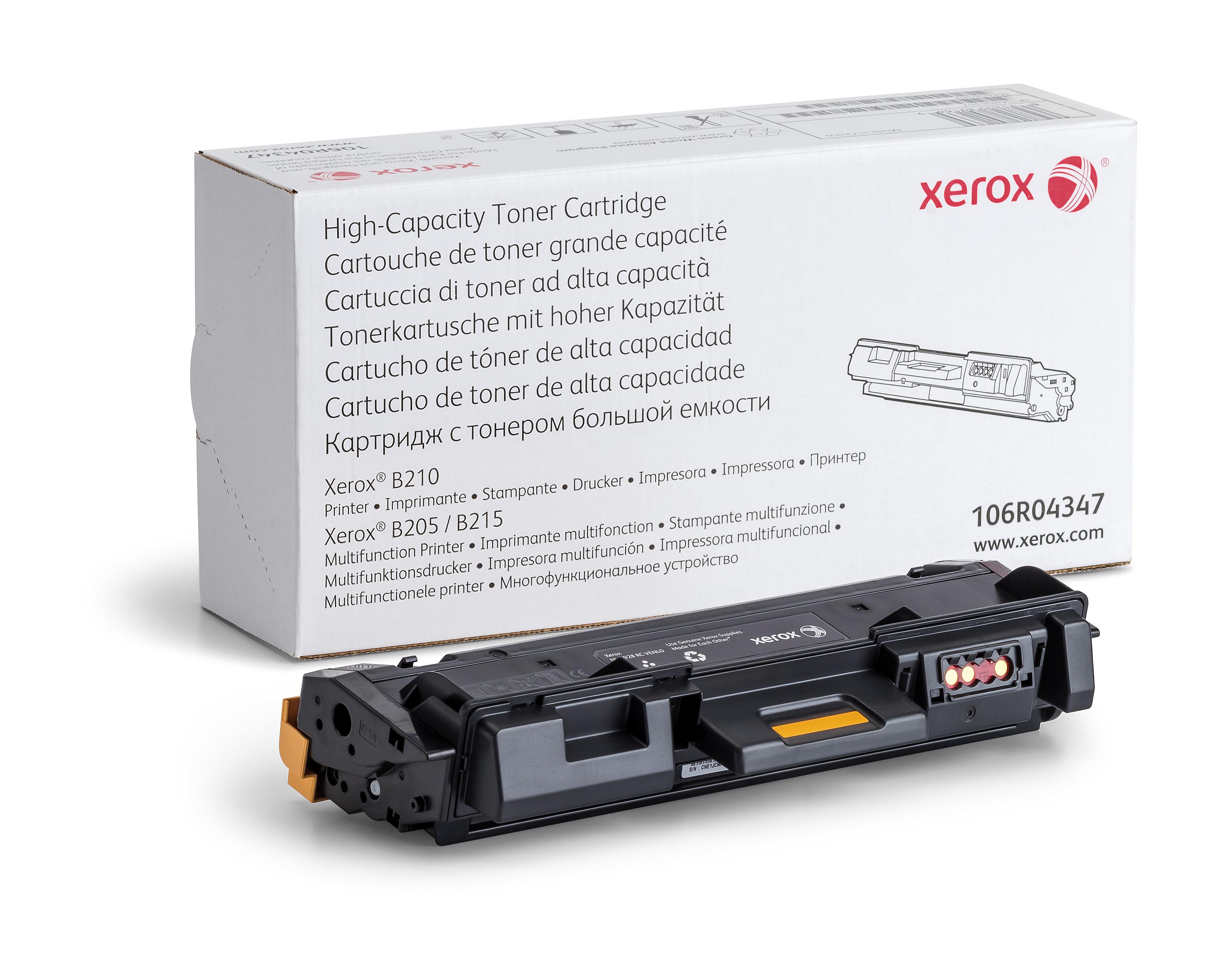 Тонер касета за Xerox B215/B205/B210 - HIGH CAPACITY - Toner - 106R04347 - Black - XL - PN 106R04347 | JAR Computers Тонер касета за Xerox B215/B205/B210 - HIGH CAPACITY - Toner - 106R04347 - Black - XL - PN 106R04347