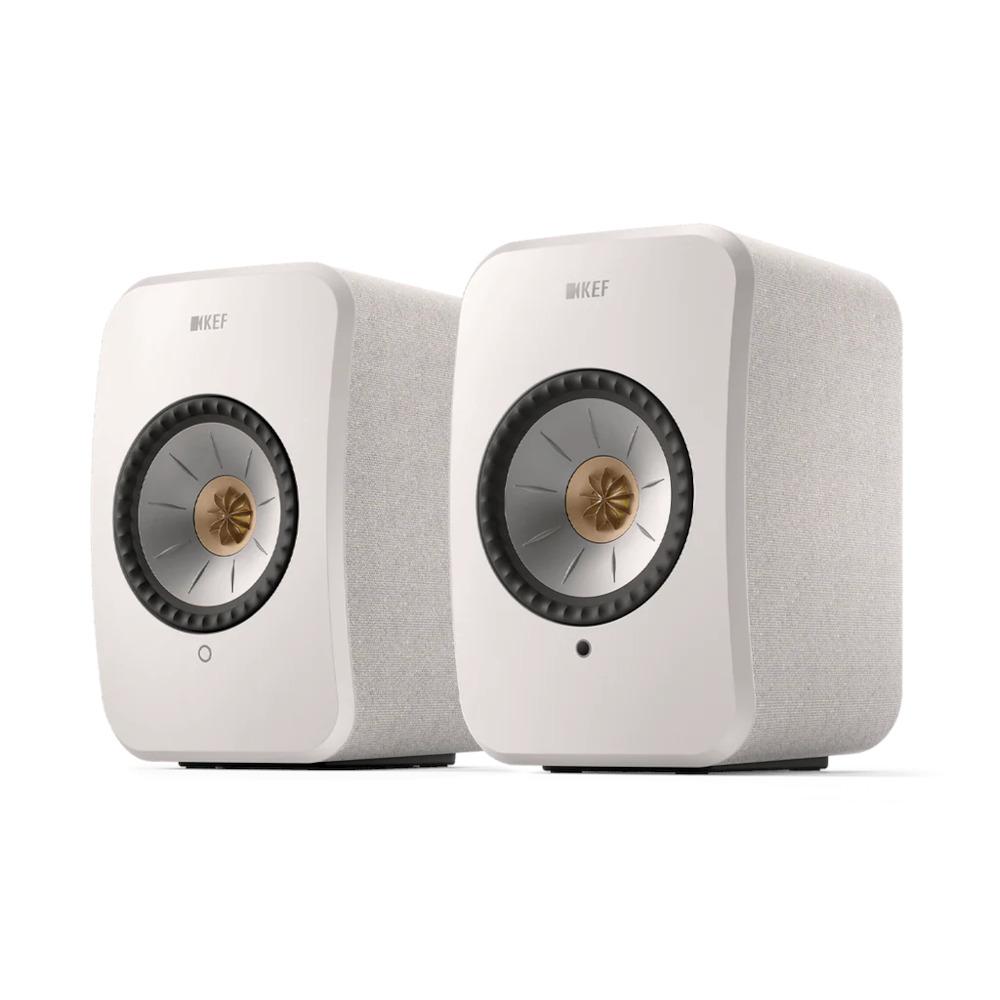 Тонколони KEF LSX II - бял мат