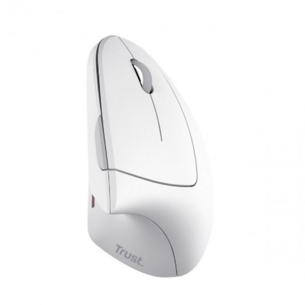 Trust Verto Wireless Ergo Mouse White (25132) (TRS25132) | JAR Computers Trust Verto Wireless Ergo Mouse White (25132) (TRS25132)