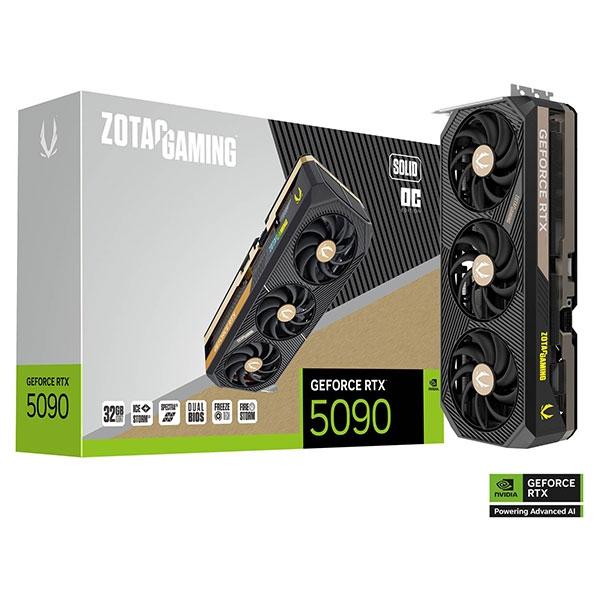 VGA ZOTAC RTX5090 SOLID OC 32GB GDDR7 | JAR Computers VGA ZOTAC RTX5090 SOLID OC 32GB GDDR7